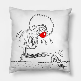 white clown Pillow