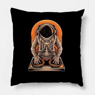 SPACE DJ astronaut Dj - astronaut space - cool astronaut design Pillow