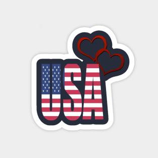 Love The USA Magnet