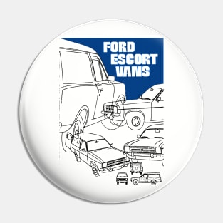 FORD ESCORT VANS - brochure Pin