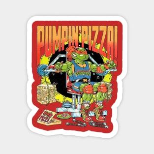 Pumpin' Pizza Magnet