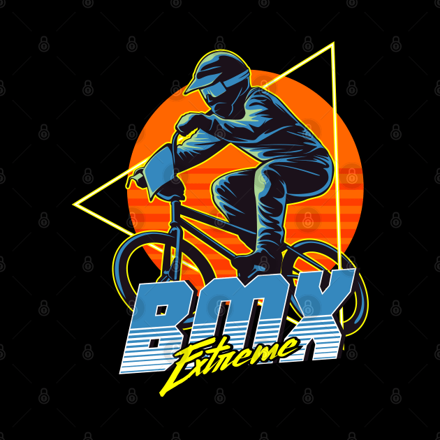 80s Eighties extreme bmx triangle vintage retro by SpaceWiz95