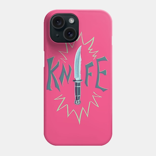 Knife Phone Case by Skutchdraws