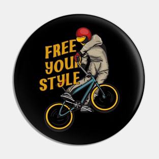 BMX boy Pin