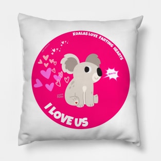 Anime Cute Loving Koala By Abby Anime (c) Pillow