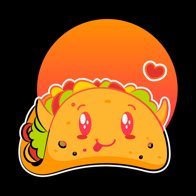 Smiling Taco Art by NICHE&NICHE