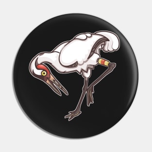 Whooping Crane Pin