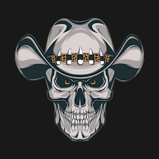 Cowboy Skull Cool Design T-Shirt