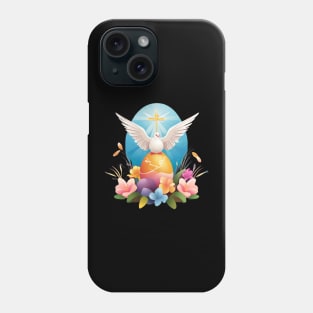 Easter Dove with a Cross  Easter eggs / Easter Gifts Phone Case