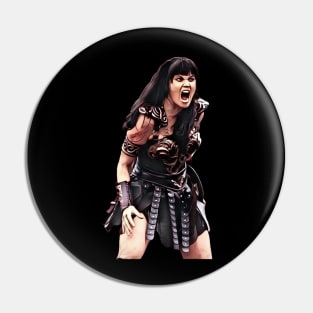 Angry Xena Pin