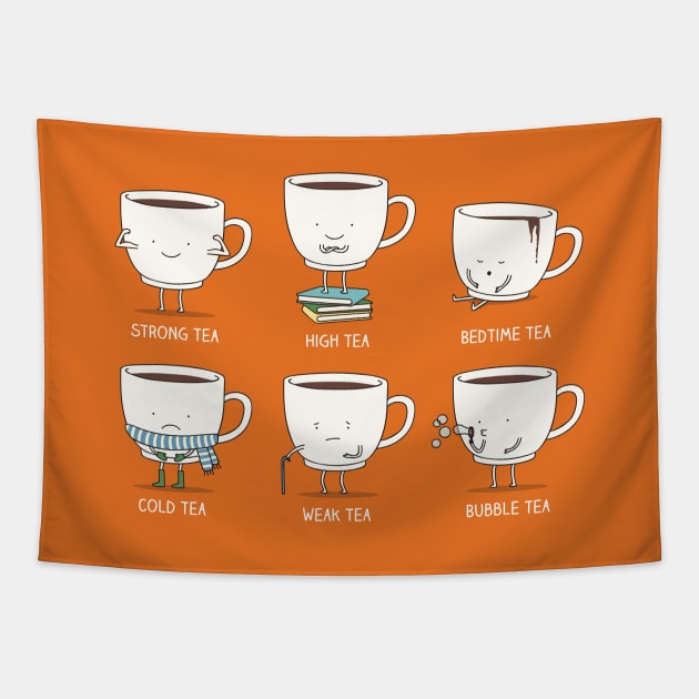 Tea Tapestry by milkyprint