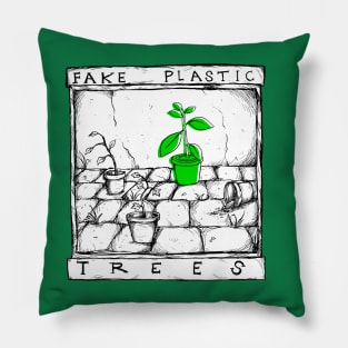 Fake Plastic Trees - Illustrated Lyrics Pillow