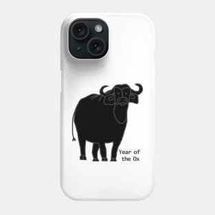 Year of the Ox Black Phone Case