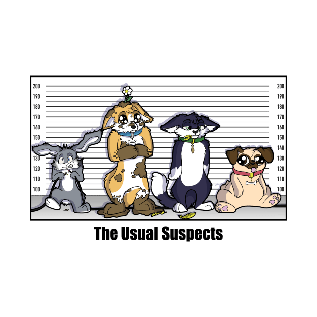 The Usual Suspect Line Up by ThatCatObsessedDemon