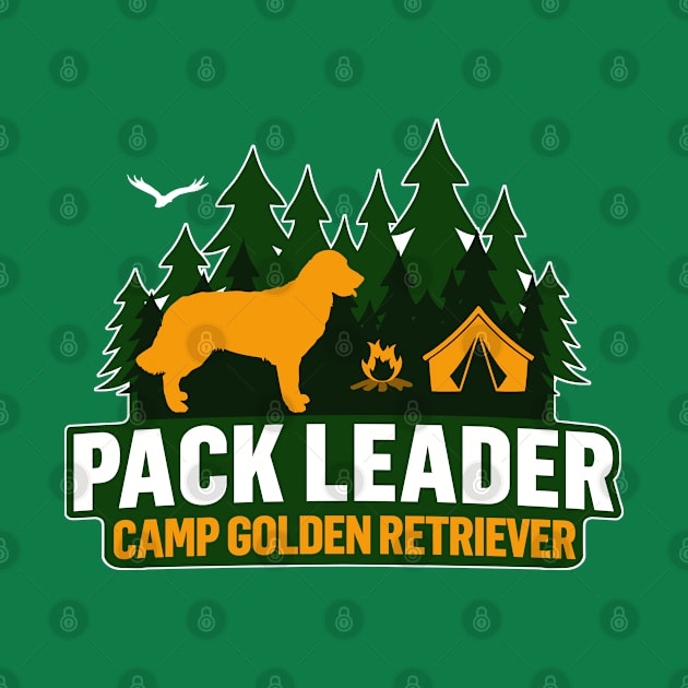 Camp Golden Retriever Pack Leader by Rumble Dog Tees