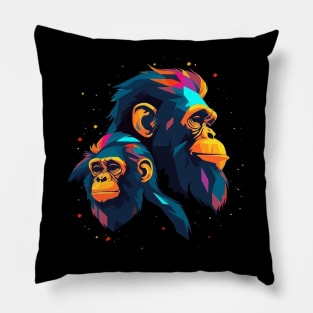 Monkey Fathers Day Pillow