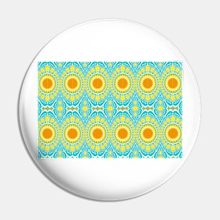 Summery Cirtus Pattern Pin