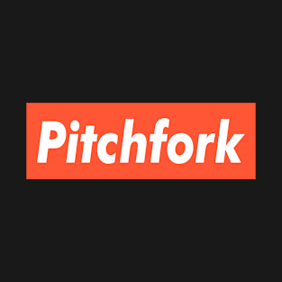 Pitchfork White Orange T-Shirt