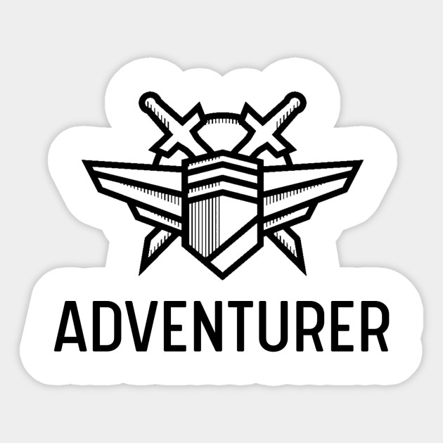 Adventurer Adventurers Club Adventurers League Adventurer Sticker Teepublic