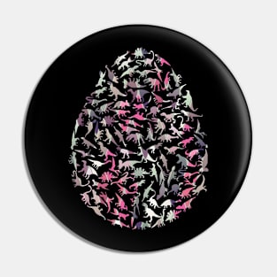 Colourful Dinosaur Egg Pin