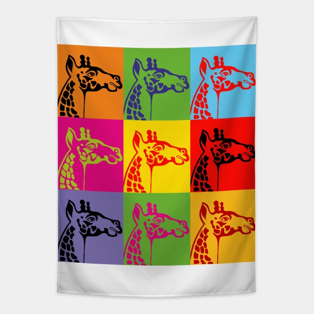 Giraffe Tapestry by Frenzy Fox