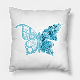 Floral Butterfly Pillow