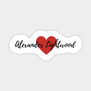 Love Alexander Lightwood Magnet