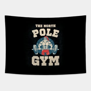 Santa Gym Tapestry