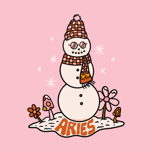 Aries Snowman T-Shirt