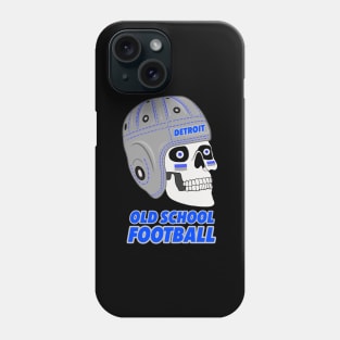 DETROIT OLD SCHOOL FOOTBALL Phone Case