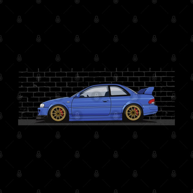 Impreza WRX STI Rally Tuning Car by Automotive Apparel & Accessoires