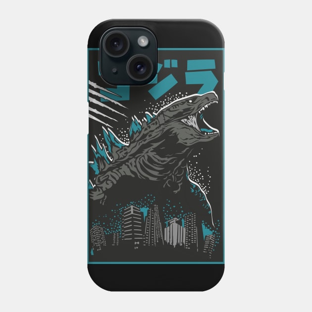 team godzilla Phone Case by PaperHead