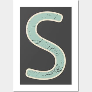 Vintage Monogram, Letter S, Black and White,  Greeting Card for Sale by  EclecticAtHeART