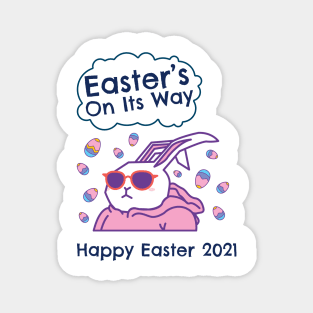 Happy Easter 2021 Magnet