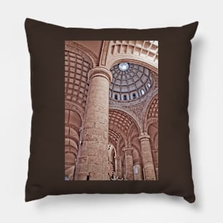 Cathedral Interior. Merida. Mexico Pillow