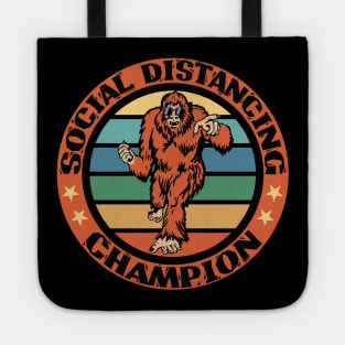 Bigfoot social distancing champion Tote