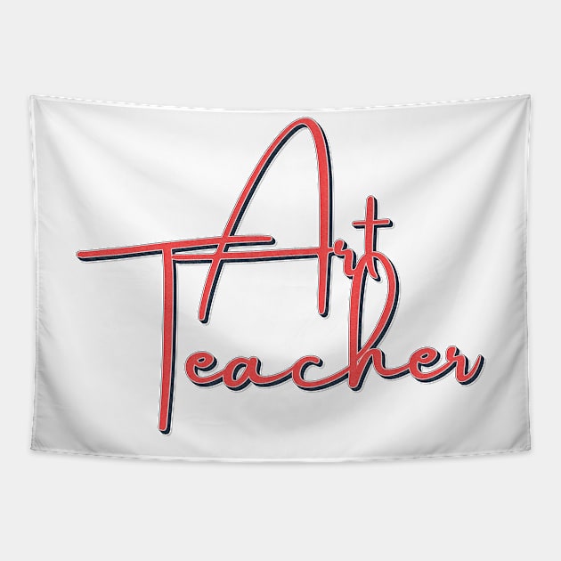 Art Teacher Tapestry by lumenoire