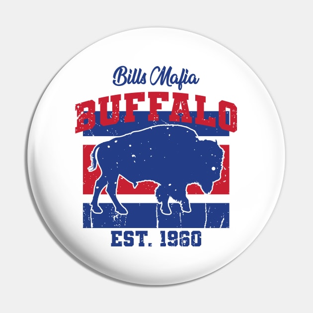 Bills Mafia Buffalo Football Est. 1960 - Vintage Style - Buffalo