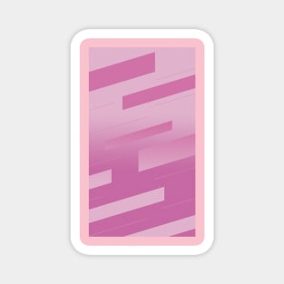 Pink purple gradient retro Magnet