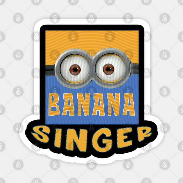 MINIONS USA SINGER Magnet by LuckYA