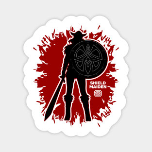 Viking Shield Maiden Magnet