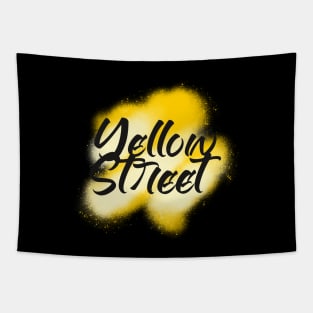 Yellow Street Tapestry