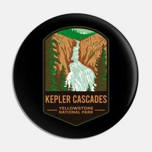 Kepler Cascades Yellowstone National Park Pin