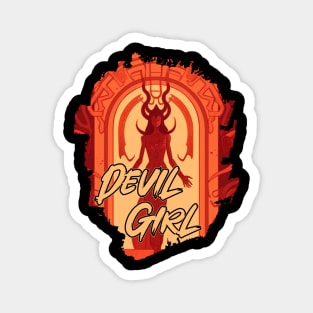 Devil girl Magnet