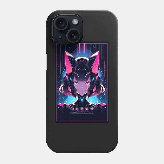 Anime Cat Girl | Quality Anime Design | Chibi Cat Girl Miaw | Manga Anime Art Phone Case by AlNoah