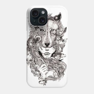 Wolf head Phone Case