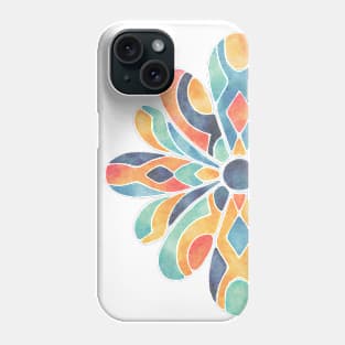 Ethnic Watercolor Flower Phone Case