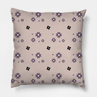 Mountain Ash Collection - Dark Vintage Floral Pattern Pillow