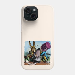 The Hatter, The Hare, and the Dormouse Phone Case