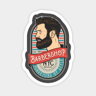 barber shop nyc Magnet